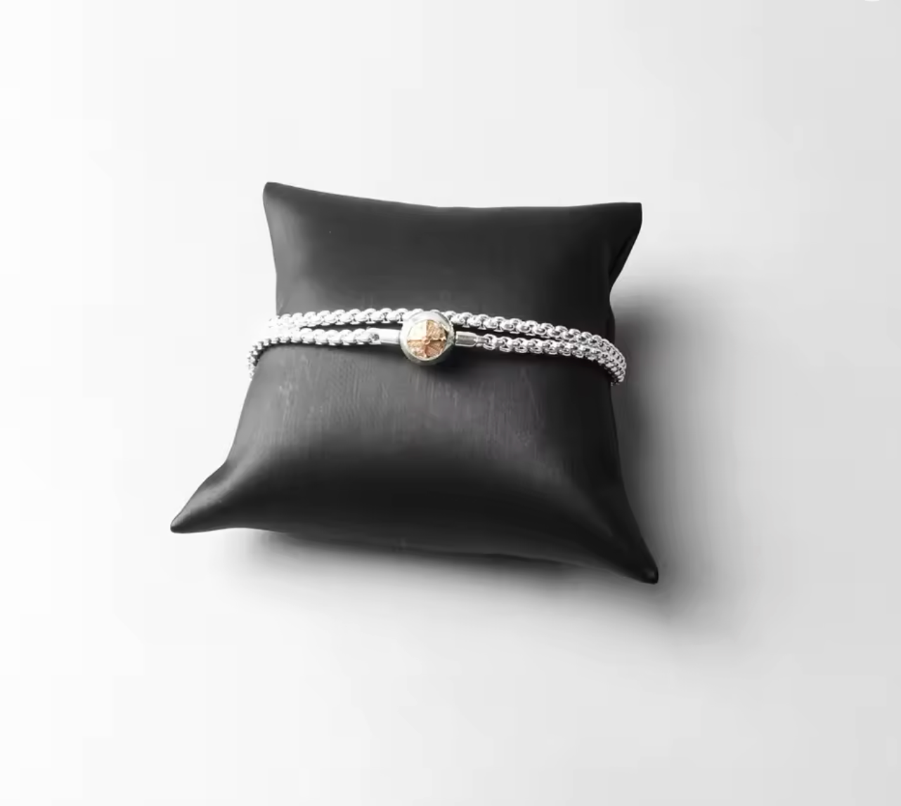 Basic Rose Gold 925 Sterling Silver Strand Necklace