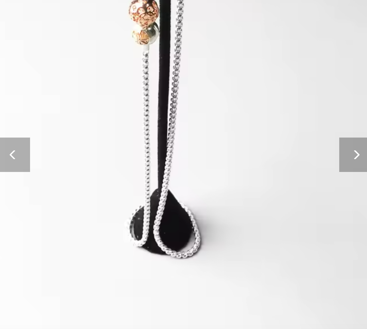 Basic Rose Gold 925 Sterling Silver Strand Necklace