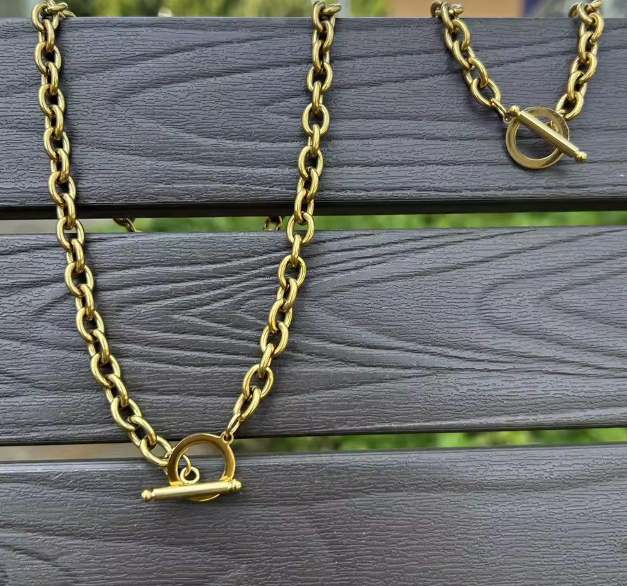 New Style Stainless Steel Toggle Jewelry Set